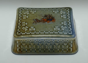 Wade Irish Porcelain Stagecoach trinket box