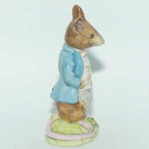 Beswick Beatrix Potter Johnny Town-Mouse | BP2a Gold Oval
