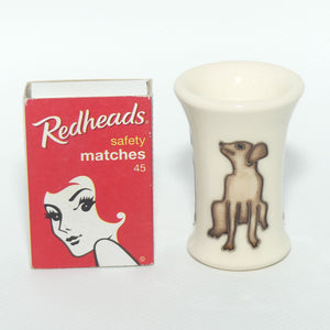 Moorcroft Labrador 158/2 miniature vase | Chocolate #2