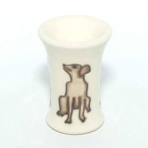 Moorcroft Labrador 158/2 miniature vase | Chocolate #2