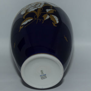 Wallendorf Porcelain | Echt Cobalt Goldrelief large Floral vase