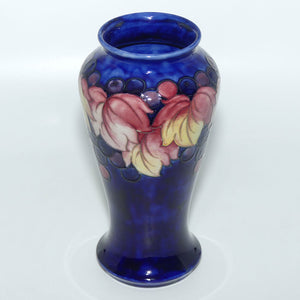 William Moorcroft Leaves and Fruit conical vase