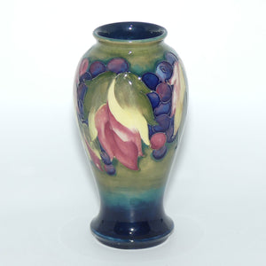 William Moorcroft Leaves  and Fruit (Green) slender vase
