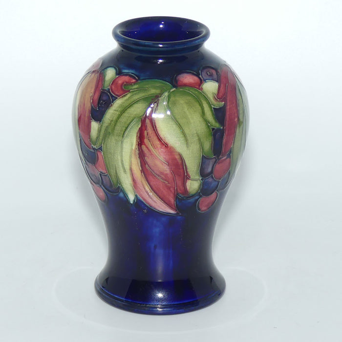 William Moorcroft Leaves and Fruit (Blue) 65/6 vase