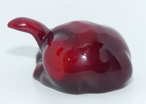 Royal Doulton Flambe Lop Eared Rabbit | Crouching | unrecorded