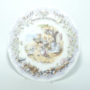 Royal Doulton Brambly Hedge Giftware | Sea Story | Meeting on the Sand tea plate | 16cm