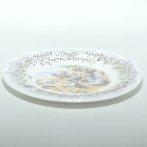 Royal Doulton Brambly Hedge Giftware | Sea Story | Meeting on the Sand tea plate | 16cm