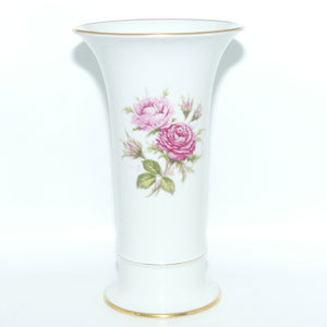 AK Kaiser West Germany trumpet vase | Moss Rose pattern