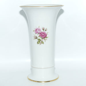 AK Kaiser West Germany trumpet vase | Moss Rose pattern