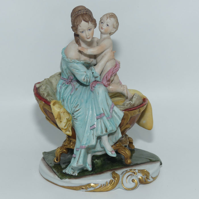 Capodimonte figure signed D Bellaire | Mother and Child