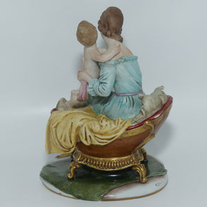 Capodimonte signed D Bellaire Mother and Child figure
