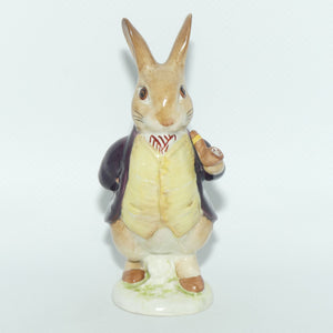 Beswick Beatrix Potter Mr Benjamin Bunny | Pipe Out | Maroon Coat | BP2a