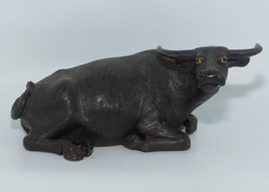 Mudman | Shiwan Pottery Water Buffalo figure | Lying