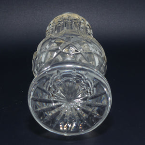 Waterford Crystal muffineer or sugar shaker | Silver Plated collar and lid