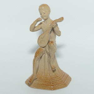 Doulton Lambeth Merry Musician figure by George Tinworth | Boy with Mandolin