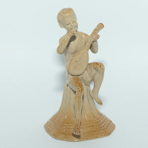 Doulton Lambeth Merry Musician figure by George Tinworth | Boy with Mandolin