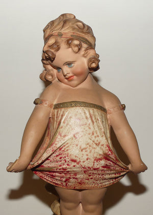 1920 era Plaster and Hand Decorated figure My First Cam
