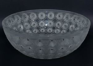 Lalique France Frosted Nemours bowl