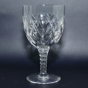 Stuart Crystal England Norfolk pattern set of 7 Wine Glasses | 225ml