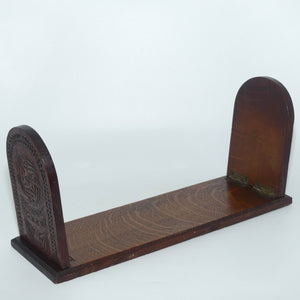 Victorian era English Oak Chip Carved Book Rest | Book Stand