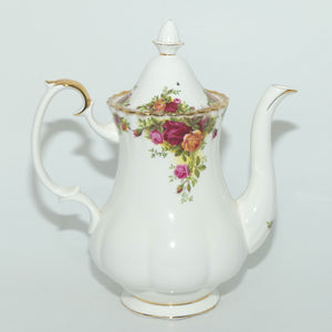 Royal Albert Bone China England Old Country Roses coffee pot | early stamp | #2