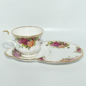 Royal Albert Bone China England Old Country Roses Hostess duo | TV cup and saucer | Shape 2