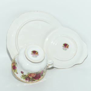 Royal Albert Bone China England Old Country Roses Hostess duo | TV cup and saucer | Shape 2