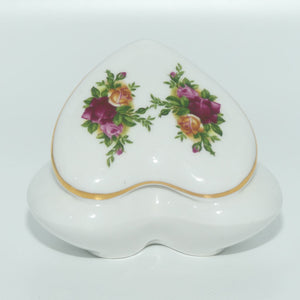 Royal Albert Bone China England Old Country Roses heart shape floral cluster