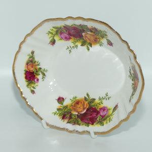 Royal Albert Bone China England Old Country Roses oval dish | 15cms wide | early stamp
