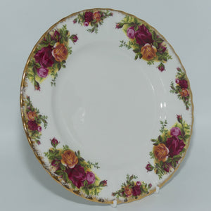 Royal Albert Bone China England Old Country Roses set of 6 entree or salad plates | 20.5cm diam | early backstamp