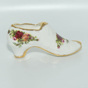 Royal Albert Bone China England Old Country Roses slipper