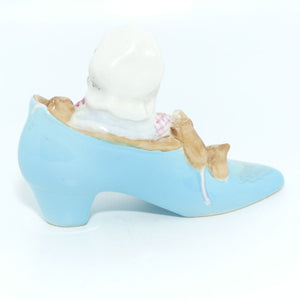 Beswick Beatrix Potter The Old Woman who lived in a Shoe | Label 
