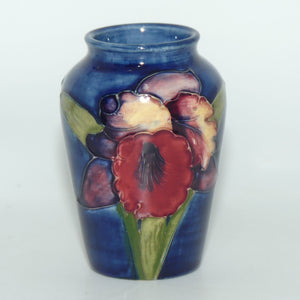 Walter Moorcroft Orchid (Blue) 18/4 miniature vase