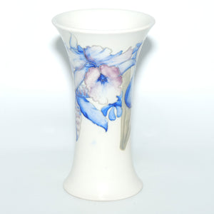 William Moorcroft Orchid salt glaze trumpet vase #2