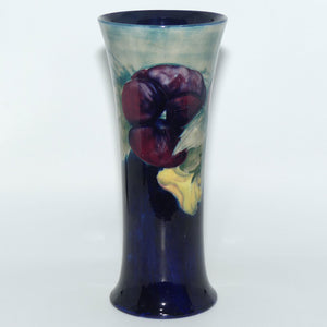 William Moorcroft Pansy trumpet vase | Shape 181