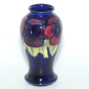 William Moorcroft Pansy 46/5 vase | original paper label intact