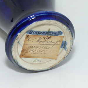 William Moorcroft Pansy 46/5 vase | original paper label intact