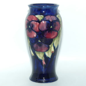 William Moorcroft Pansy 6/8 vase
