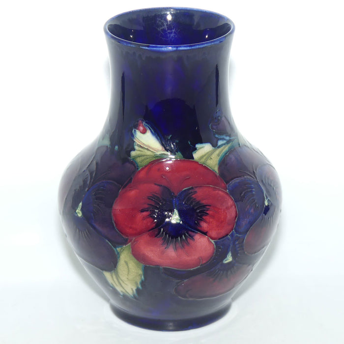 William Moorcroft Pansy 74/7 vase (Darker)