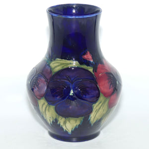 William Moorcroft Pansy 74/7 vase (Darker)