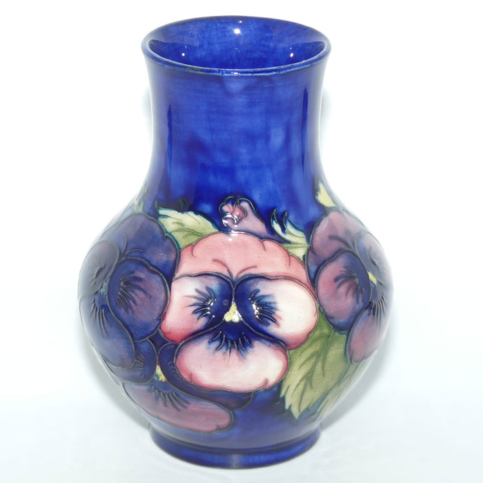 William Moorcroft Pansy 74/7 vase (Lighter in Colour)