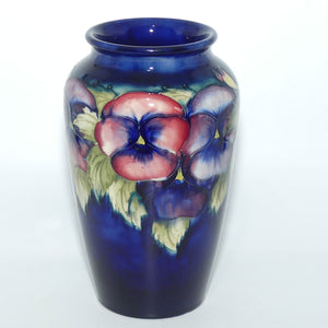 William Moorcroft Pansy 8/8 vase