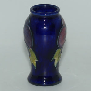 Walter Moorcroft Pansy miniature vase