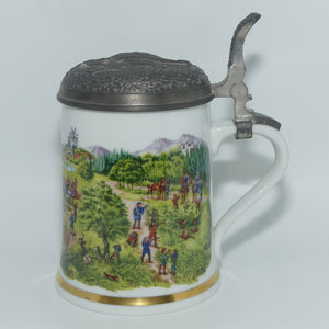 Franklin Porcelain | Pheasant Hunting in the Middle Ages mug