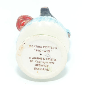Beswick Beatrix Potter Pig Wig | BP3b 
