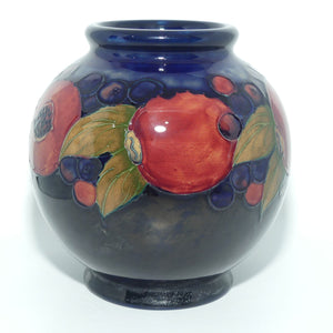 William Moorcroft Pomegranate ball vase (Open Pomegranate)