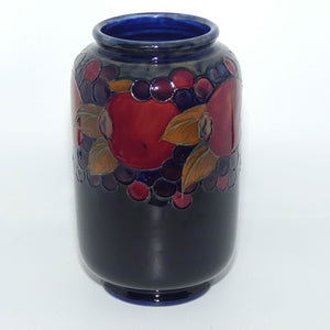 William Moorcroft Pomegranate cylindrical vase