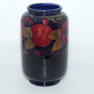 William Moorcroft Pomegranate cylindrical vase