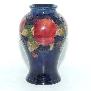 William Moorcroft Pomegranate reverse bulbous vase