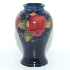 William Moorcroft Pomegranate reverse bulbous vase